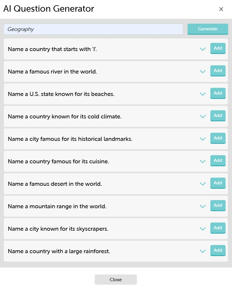 AI Question Generator