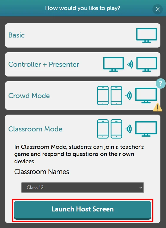 Classroom Mode - Educational Setup