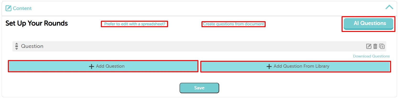 Add Questions to Your Quiz