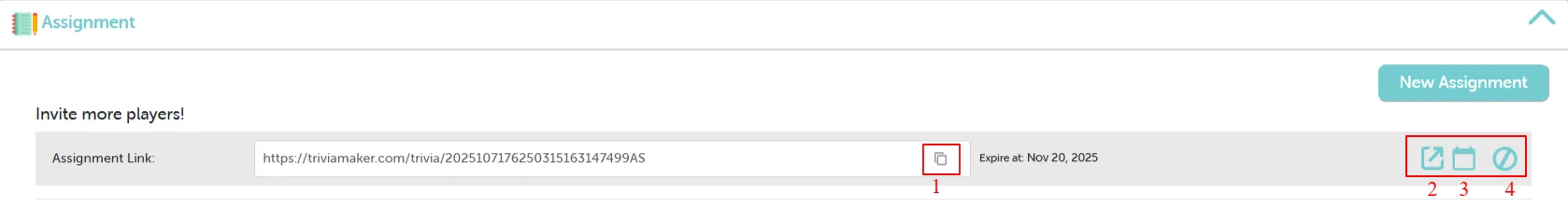 Assignment Mode - Manage Assignment