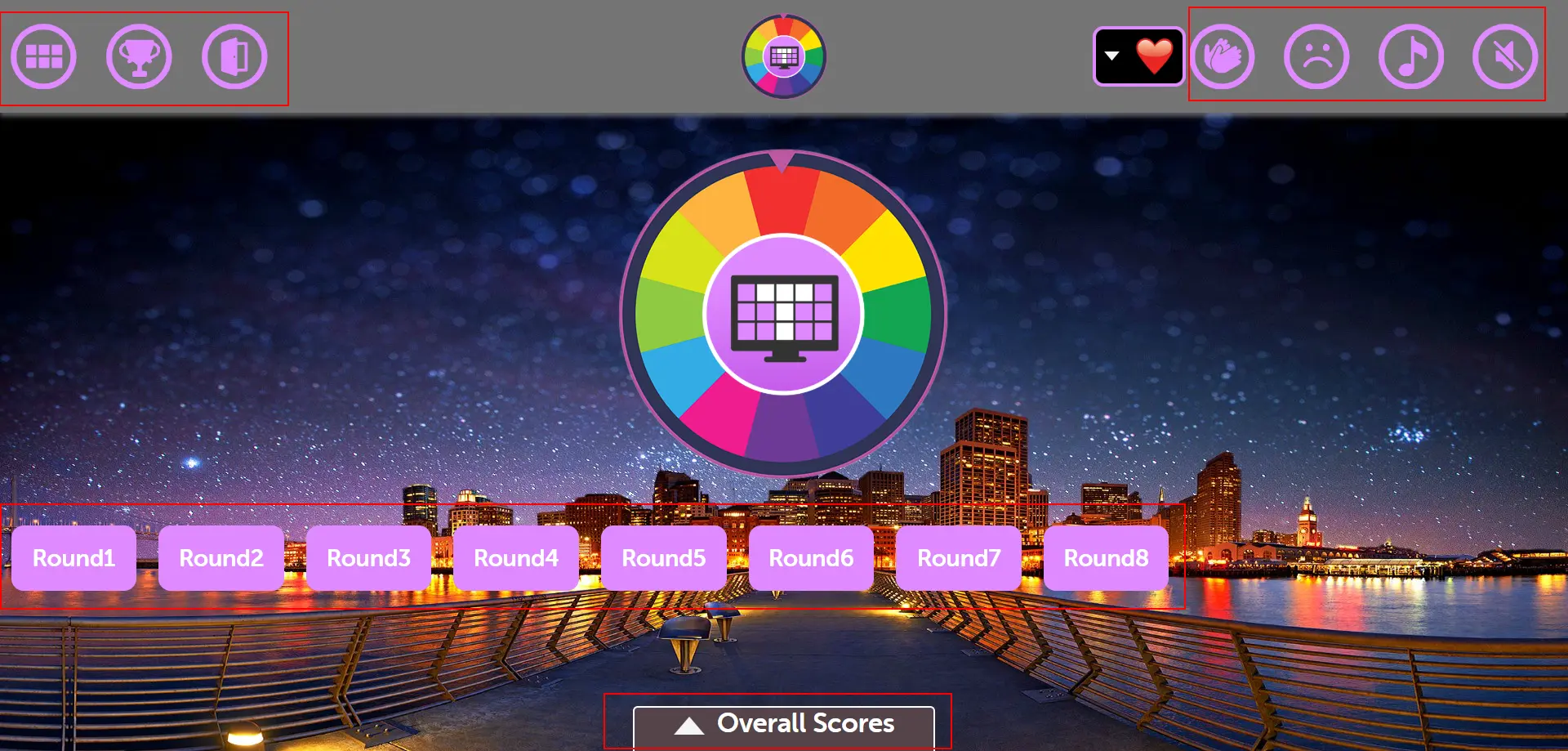 Wheel Basic Mode - Welcome Screen