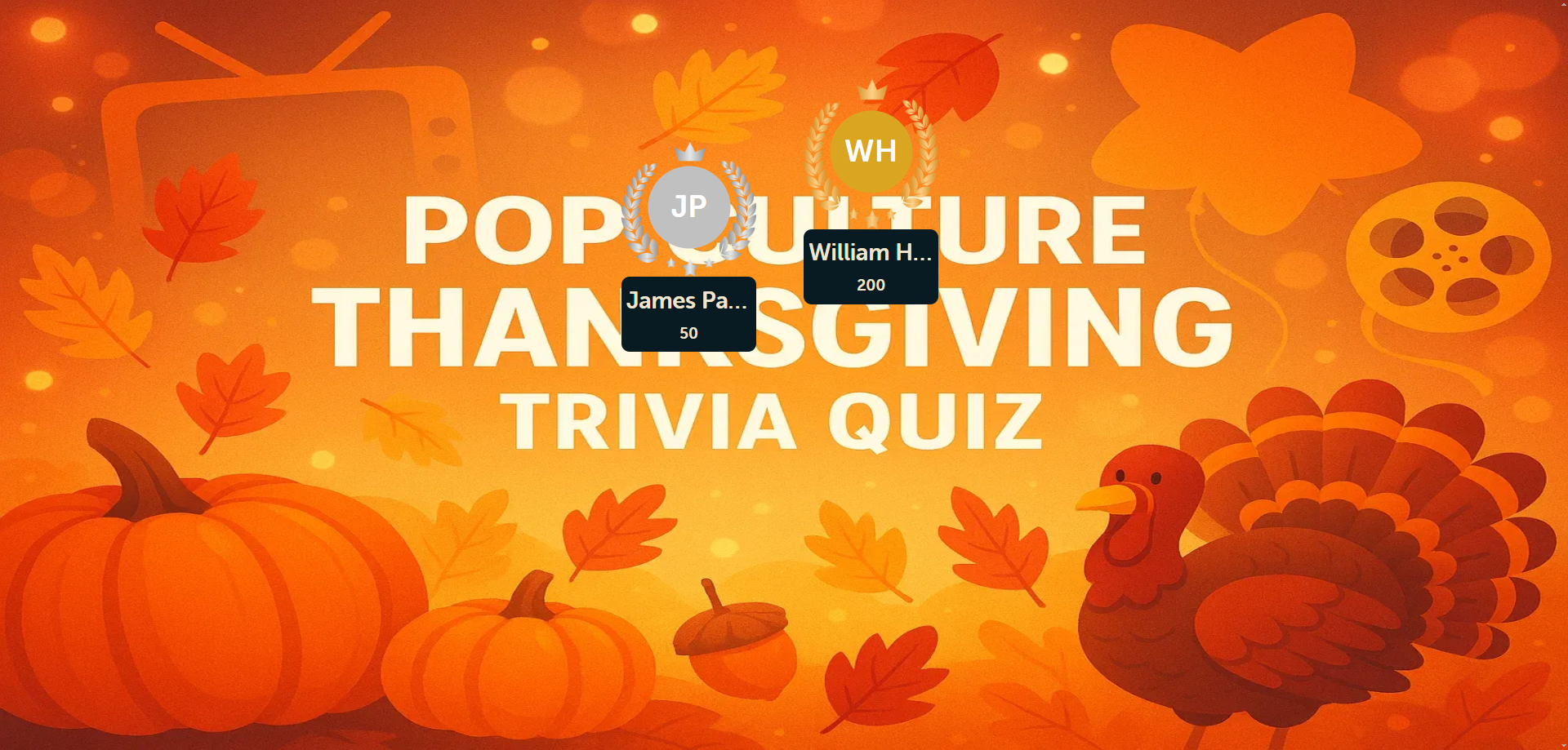 Presenter Screen - Winner Announcement