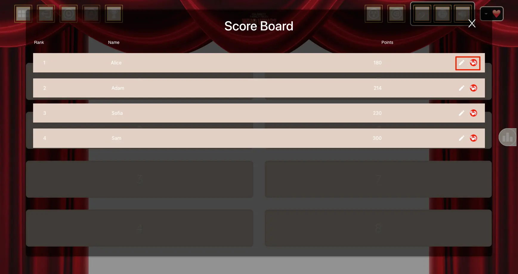 Crowd Mode - Play Screen Part 2 with Participant Management