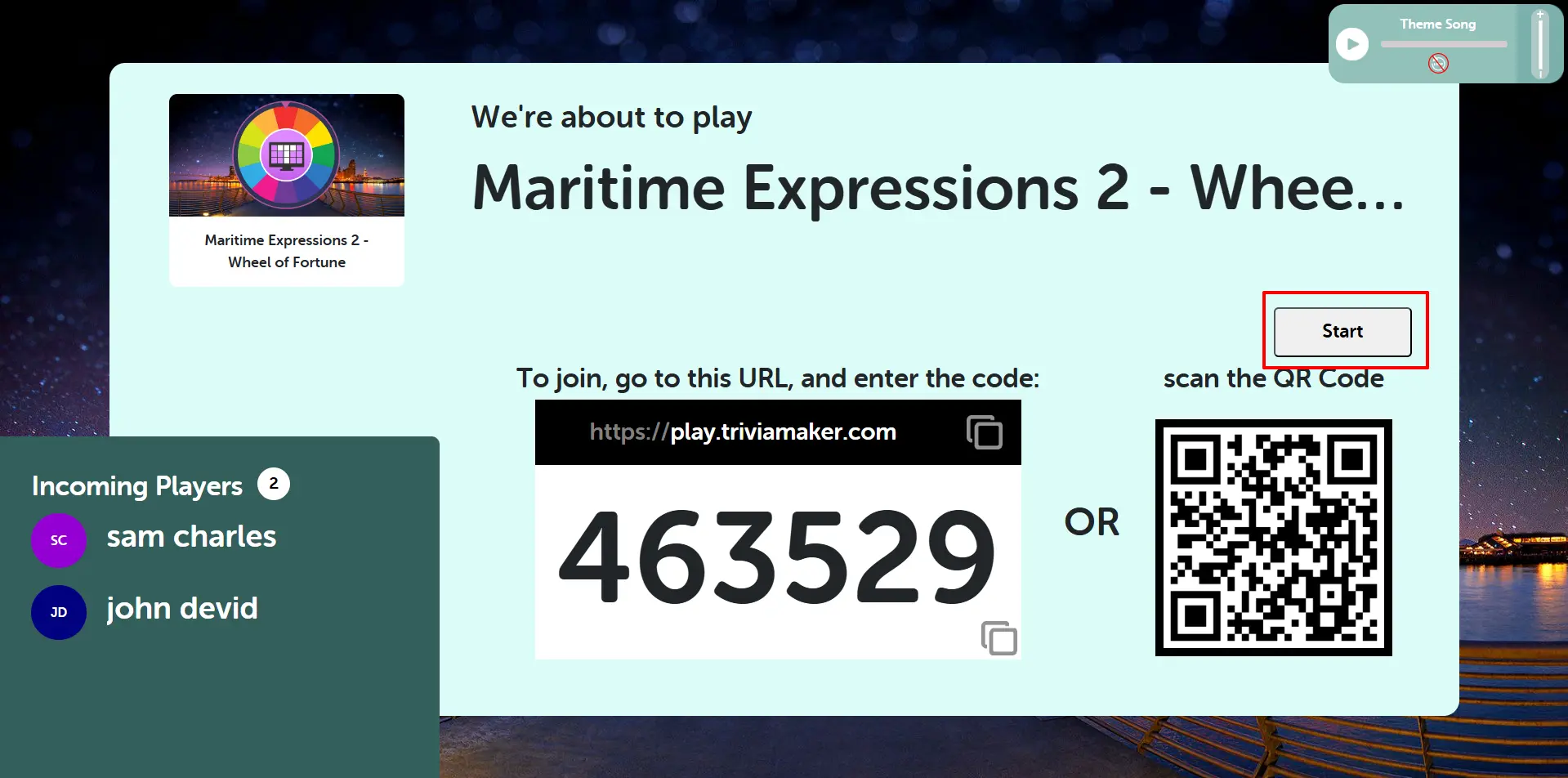 Crowd Mode - Participants Join Screen