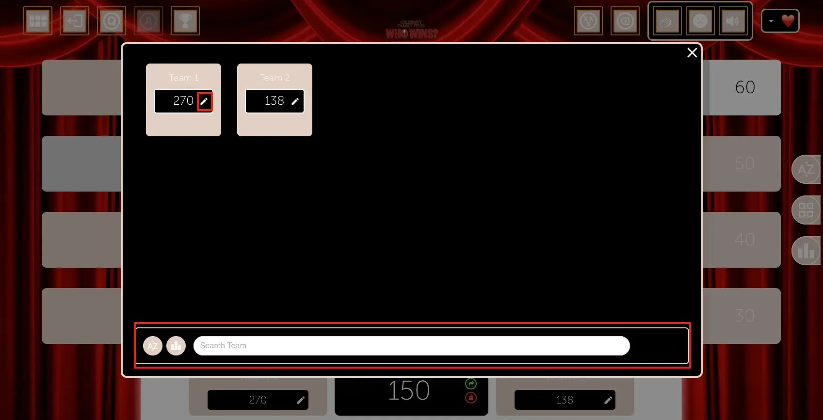 Leaderboard - Connected Players and Scores