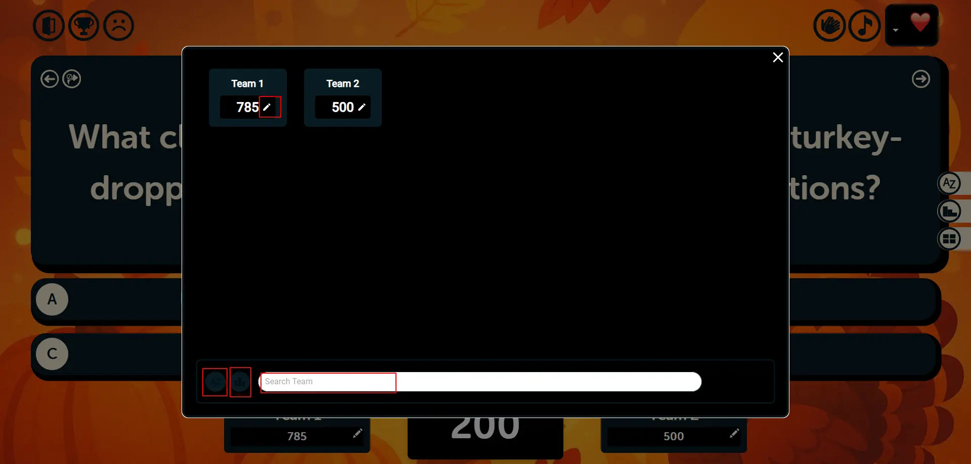 Leaderboard - Connected Players and Scores