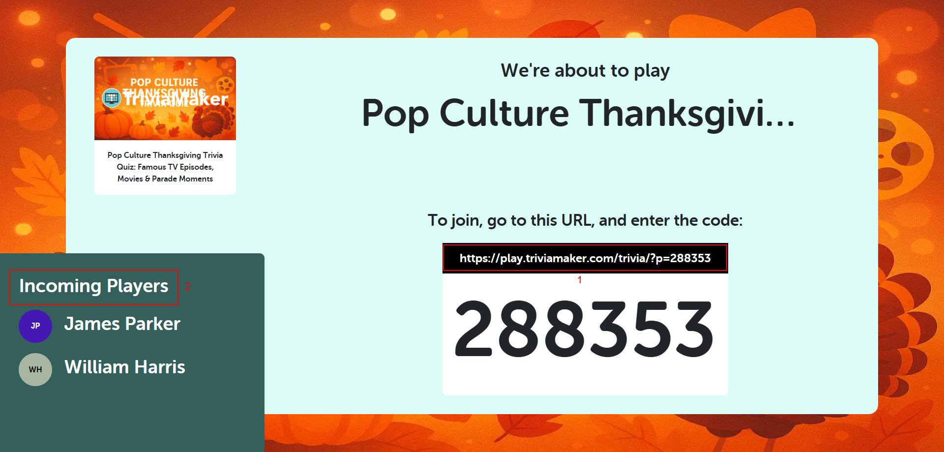 Presenter Buzz Mode - Incoming Participants List