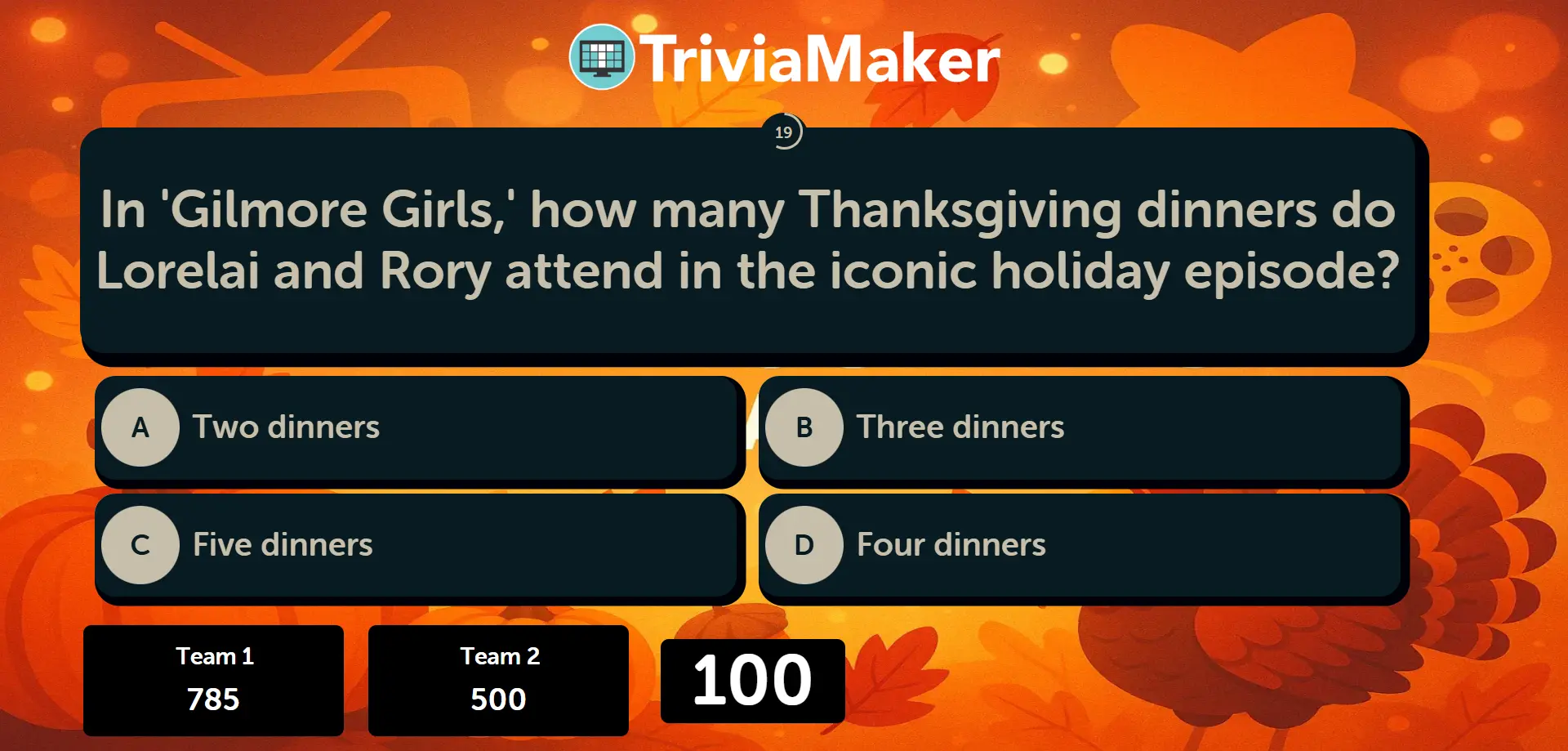 Presenter Screen - Answer Revealed