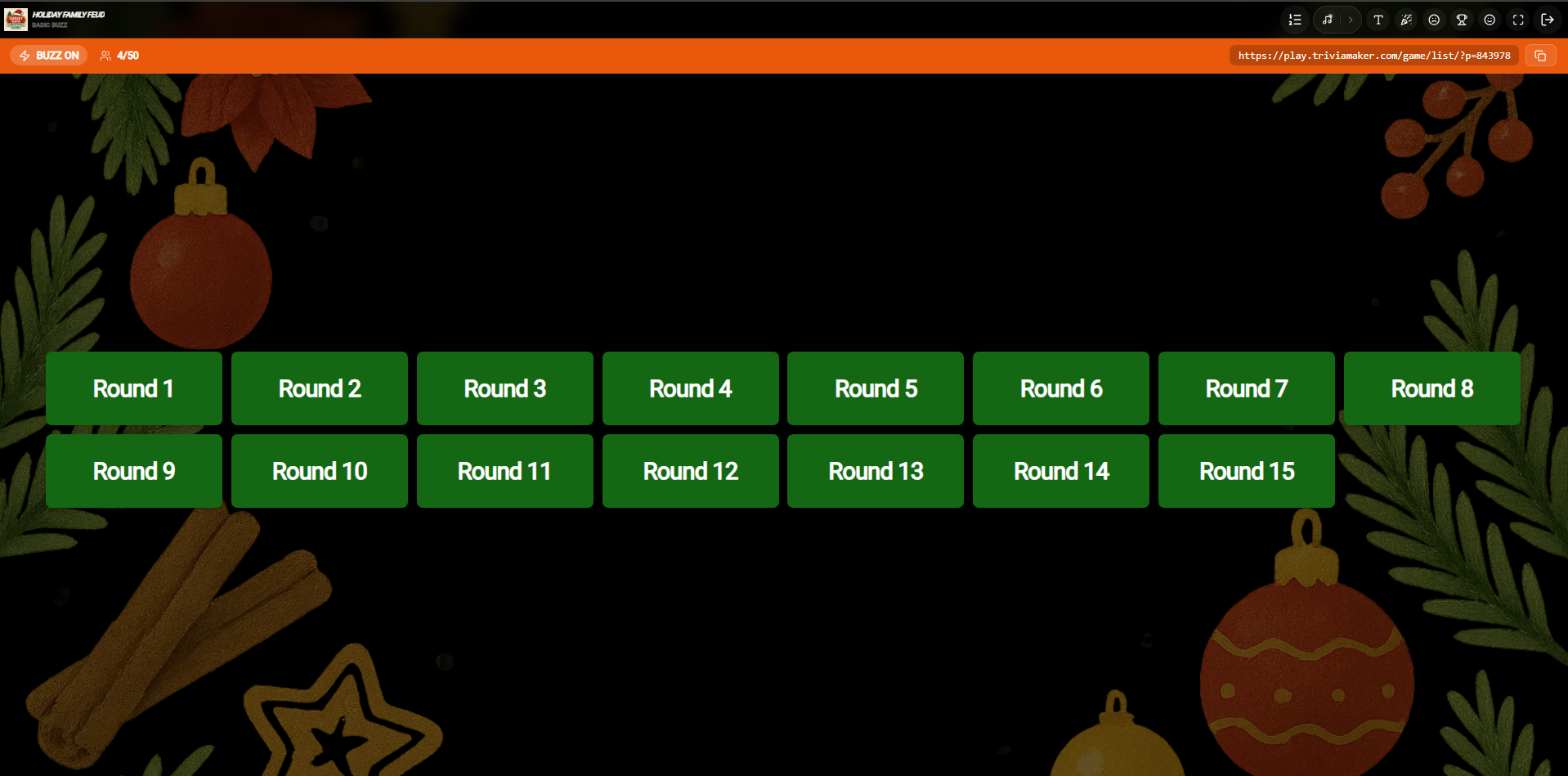 Host Round Screen