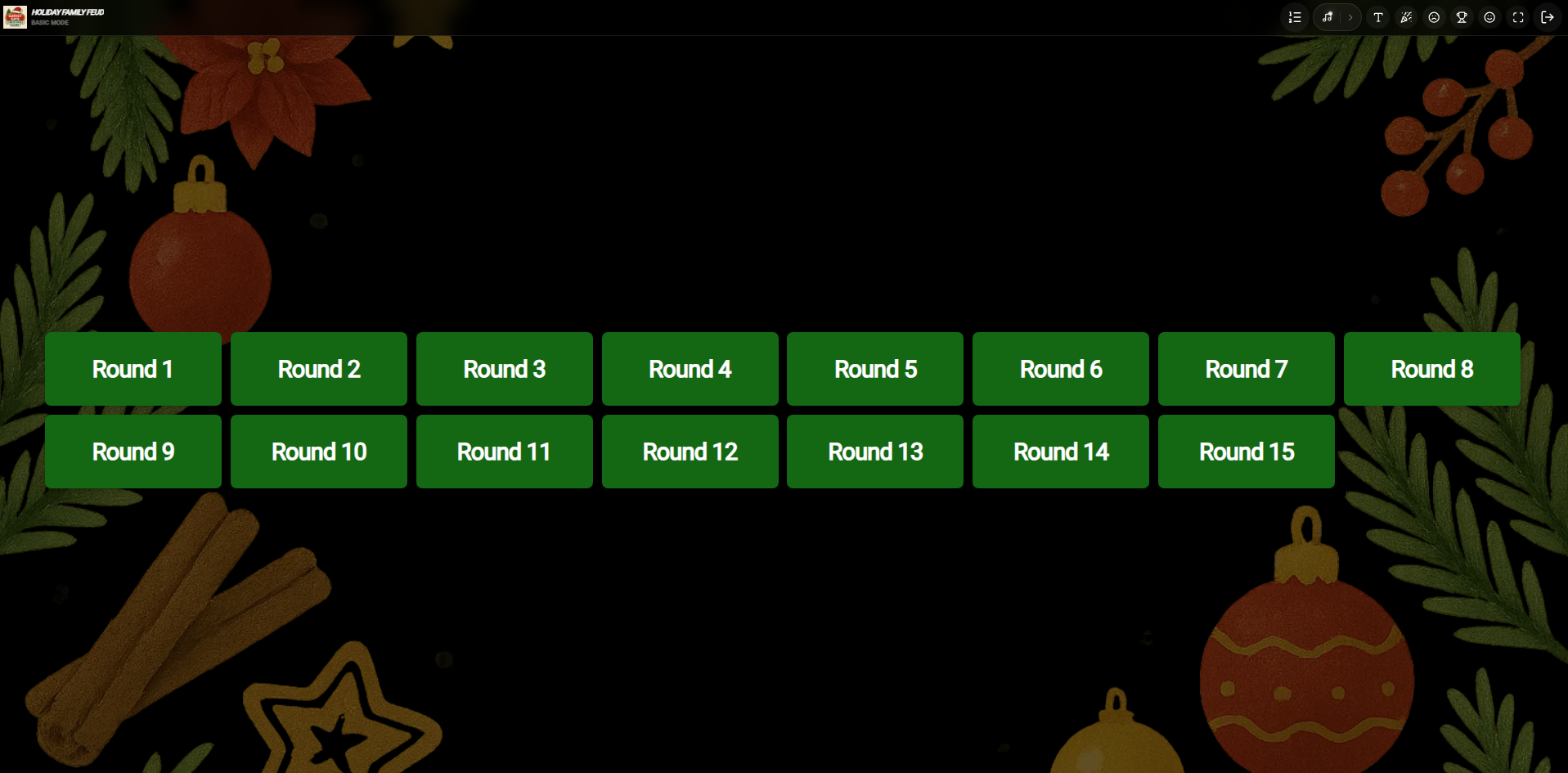 Gameplay Round Screen