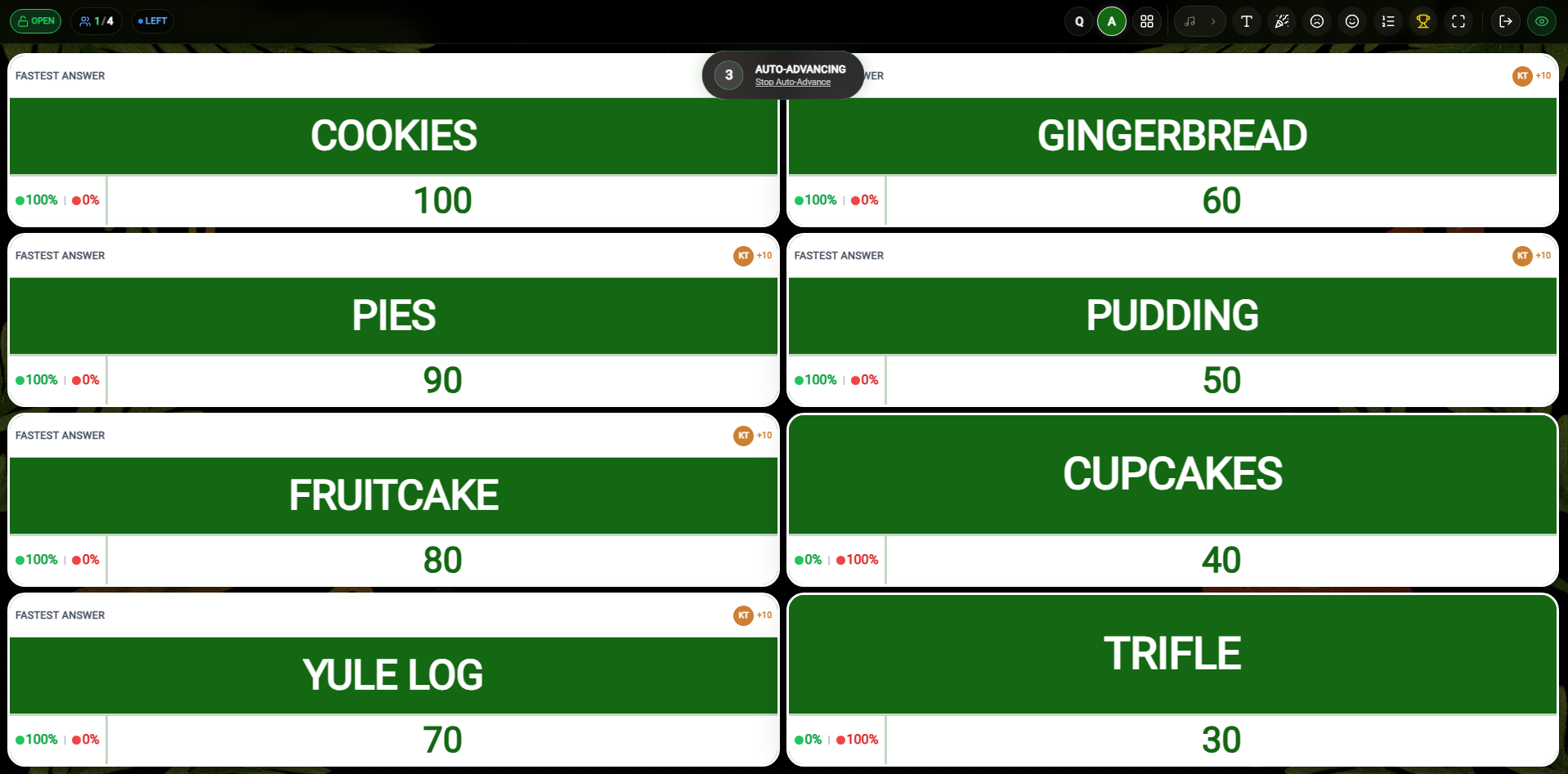 Student Answer Interface