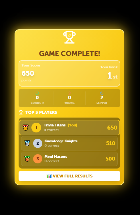 Detailed Results Export