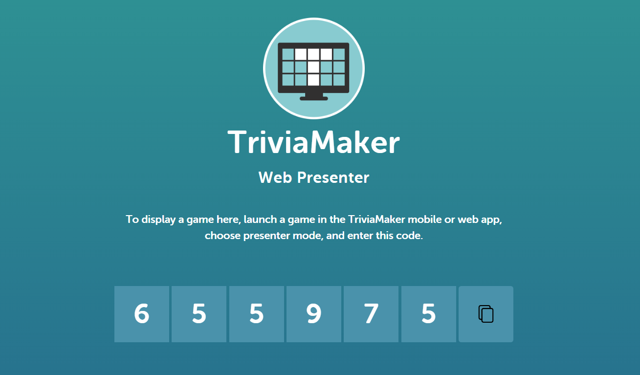 Connecting Presenter Screen Popup