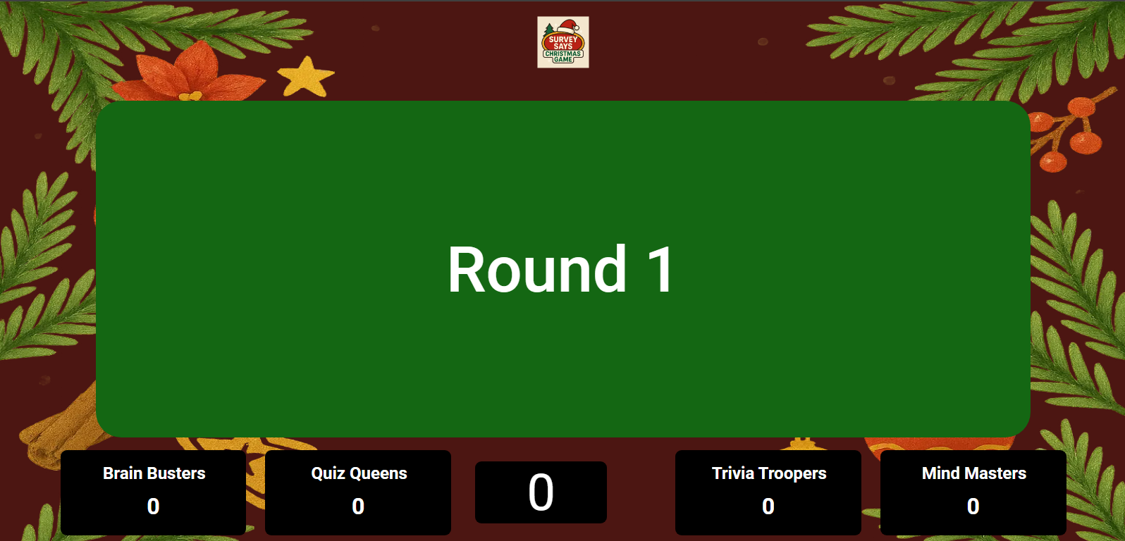 Controller Round Name Screen