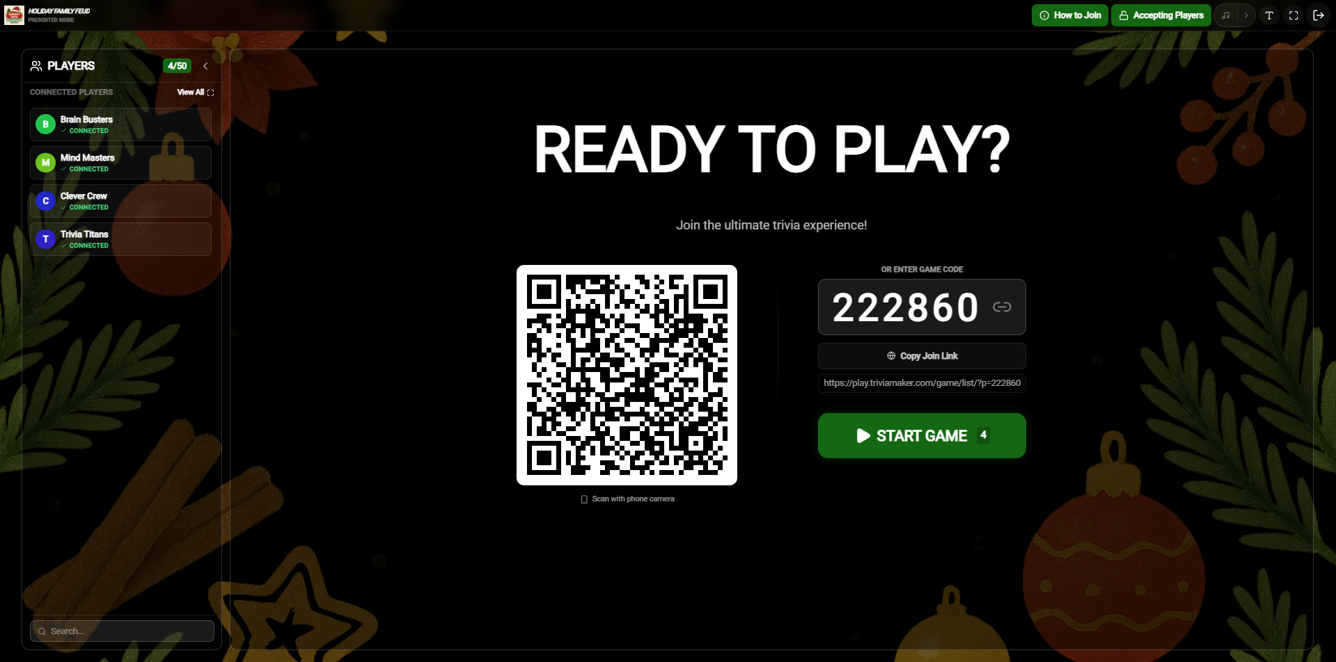 Join via QR Code