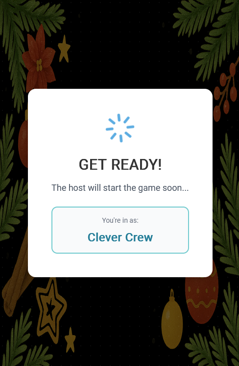Participant Ready Screen