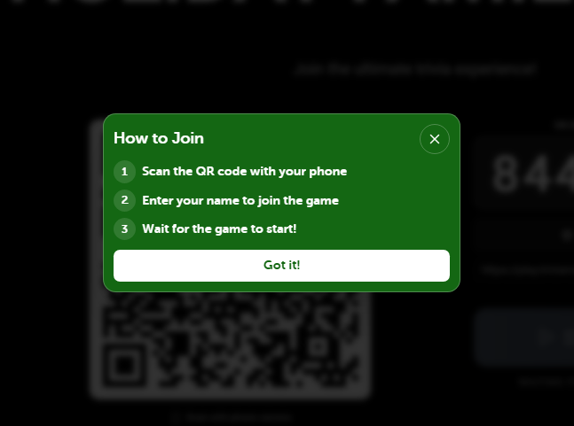 How to Join Modal