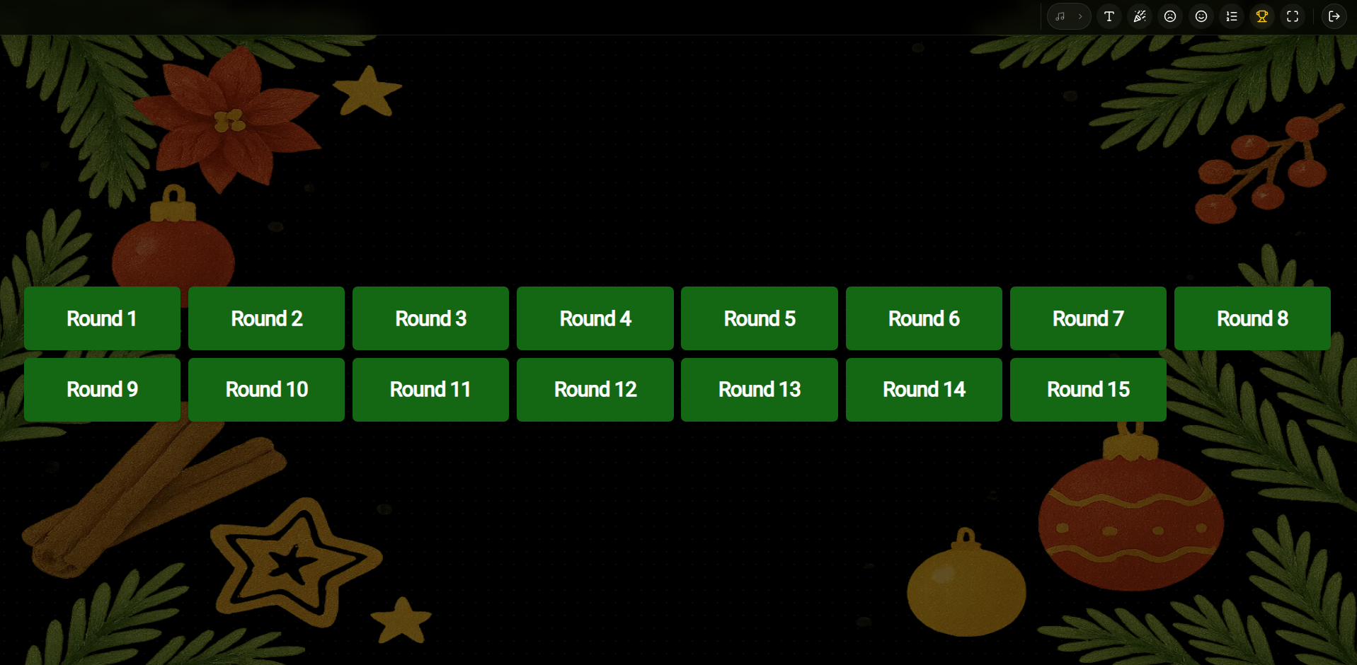 Host Rounds Screen