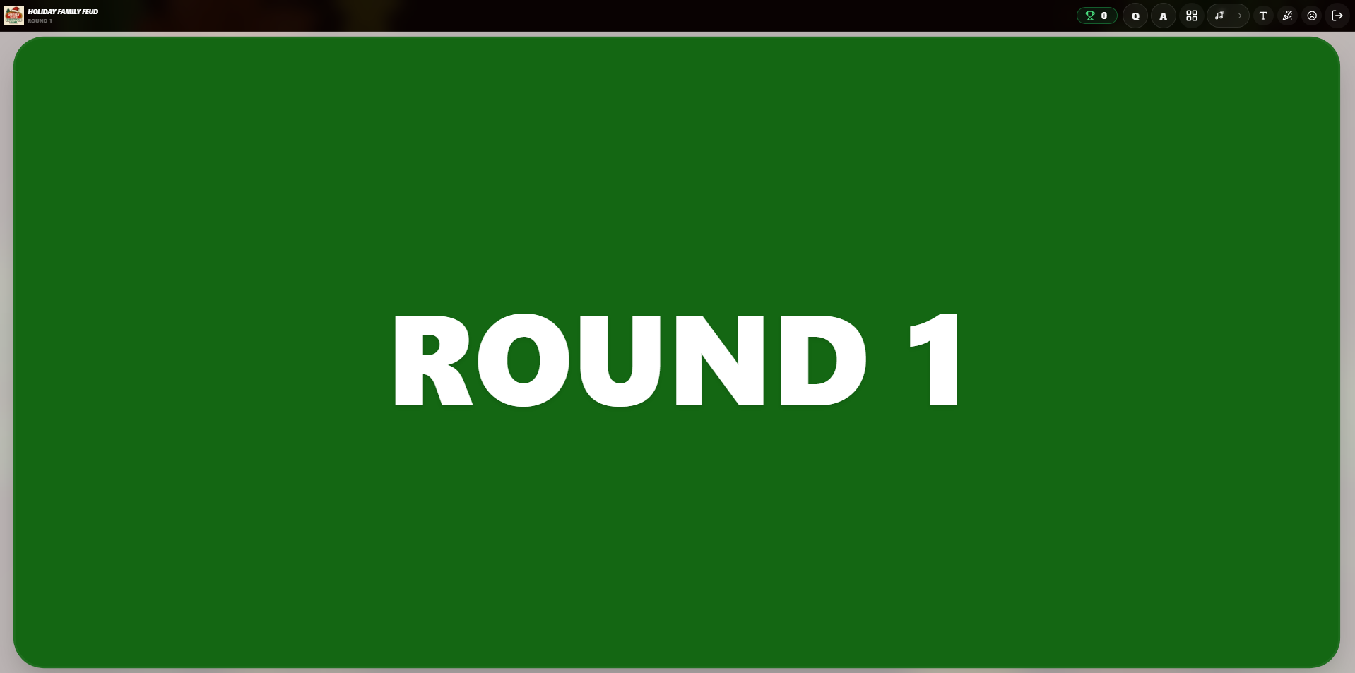 Round Name Screen in Solo Mode