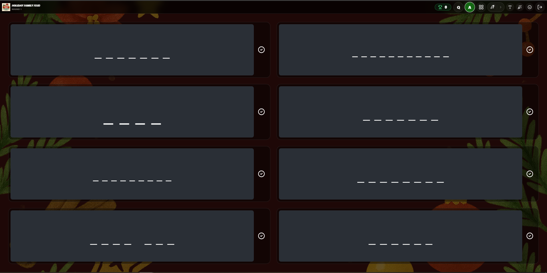 Playing Screen in Solo Mode