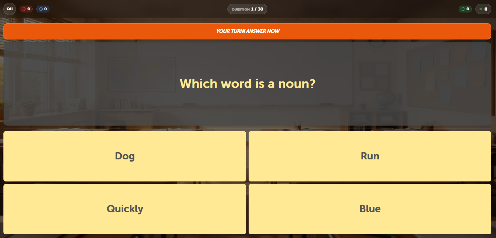 Participant Answer Screen