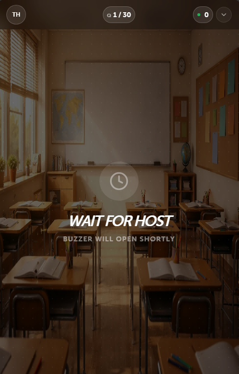Participant Waiting Screen