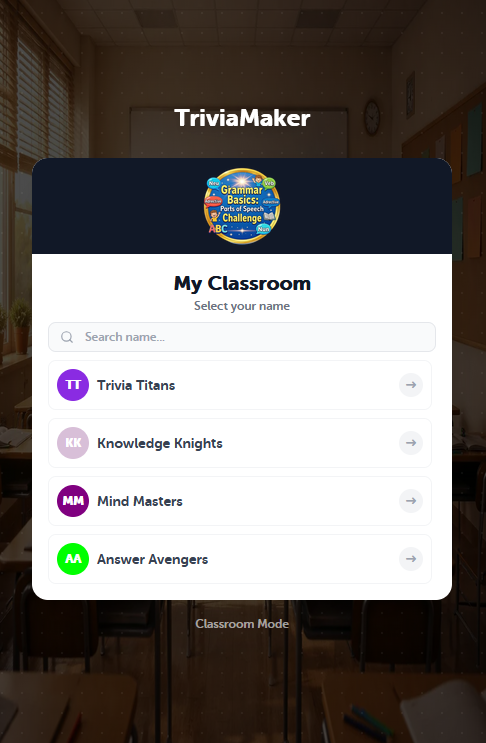 Student List View