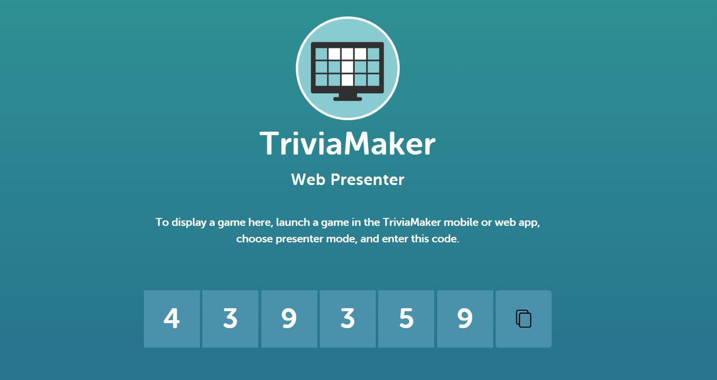 Web Presenter Code