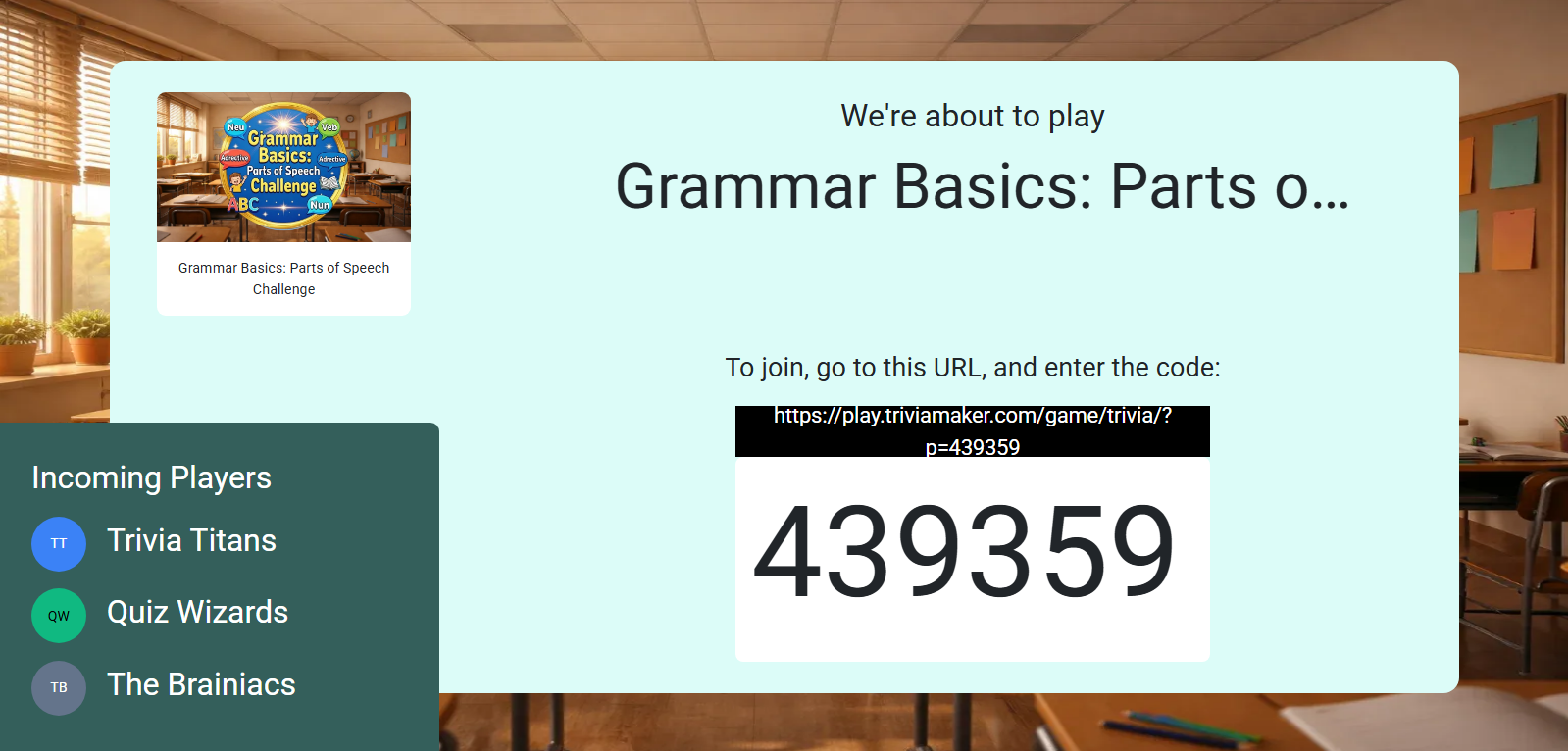 Join via URL and Code