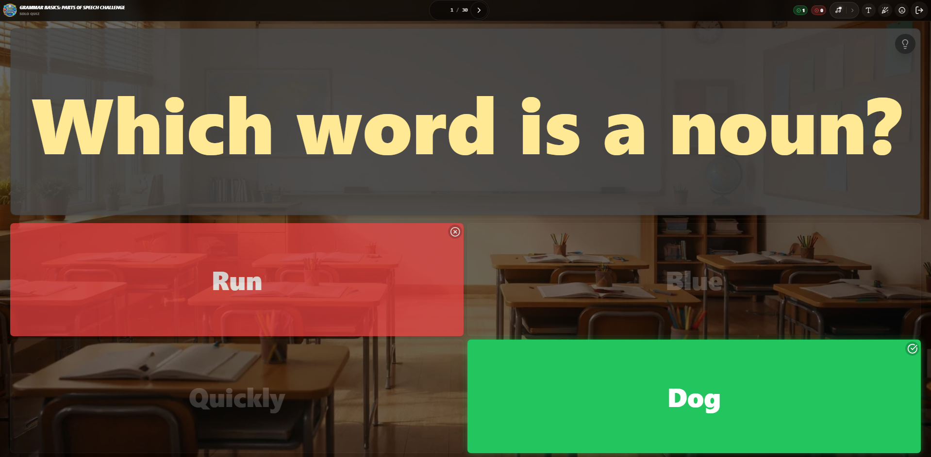 Incorrect Answer Feedback