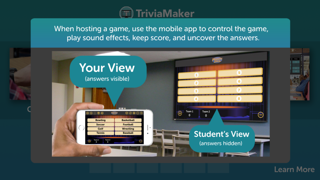 AppleTV Home Screen 3 copy - TriviaMaker - Quiz Creator