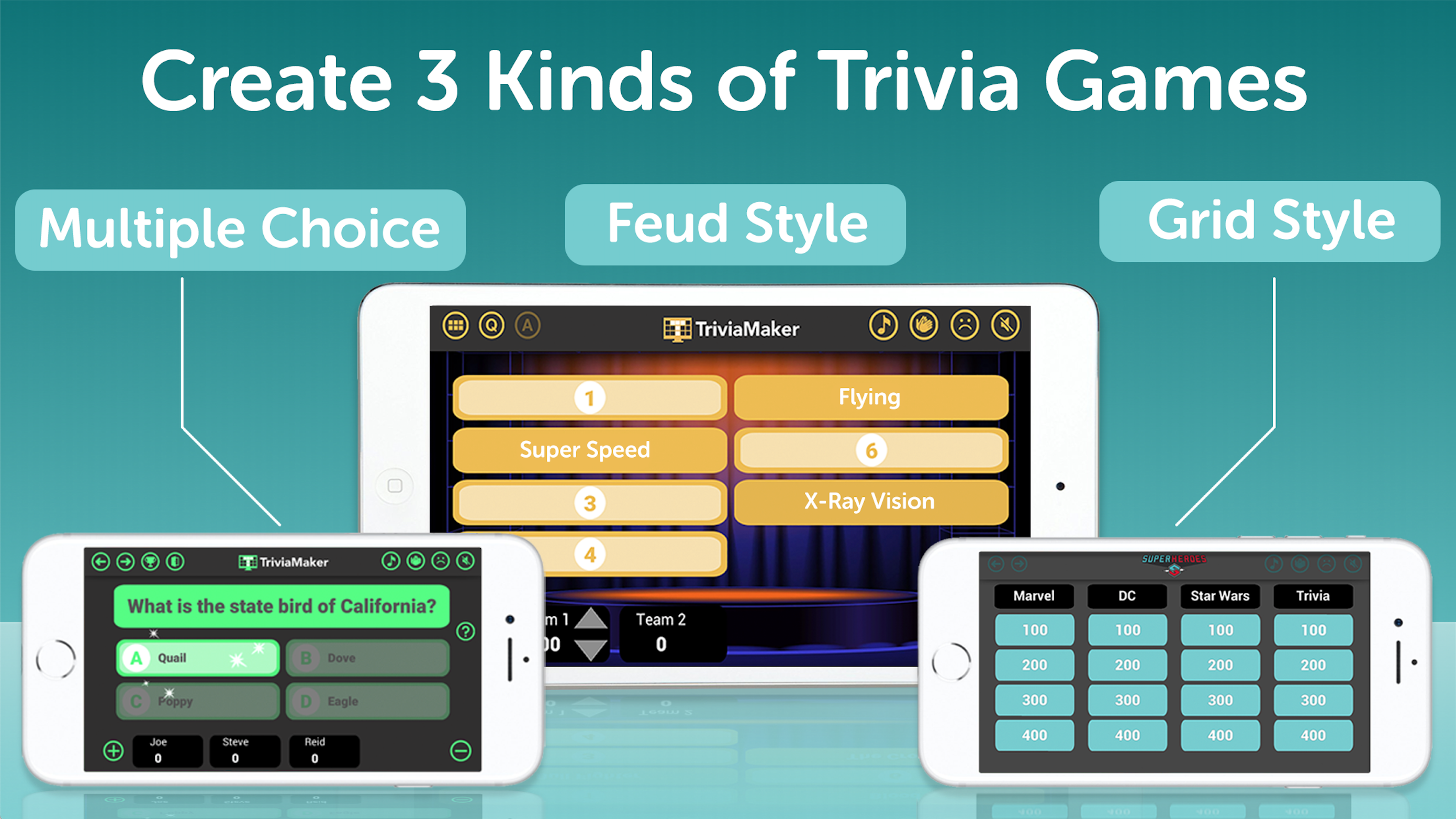 Triviamaker Quiz Creator Create Your Own Trivia Game Show