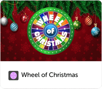 Christmas wheel game online
