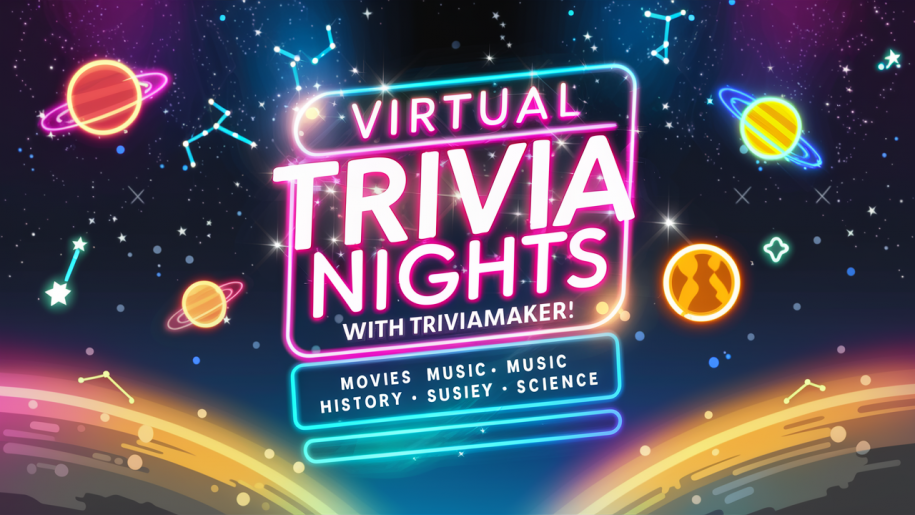 Virtual trivia night with triviamaker