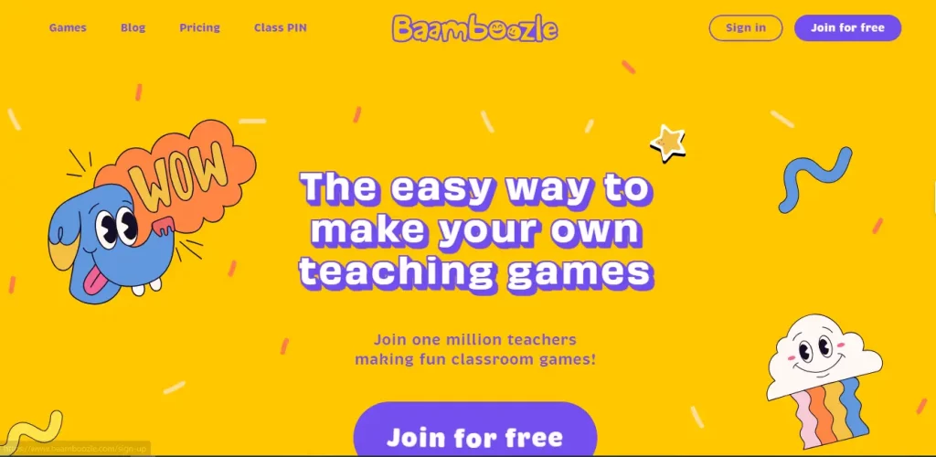 Baamboozle kahoot alternative