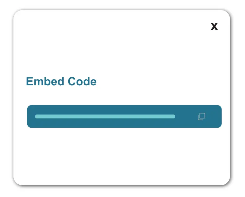 get the embed code