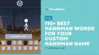 Best Hangman Words - TriviaMaker - Quiz Creator