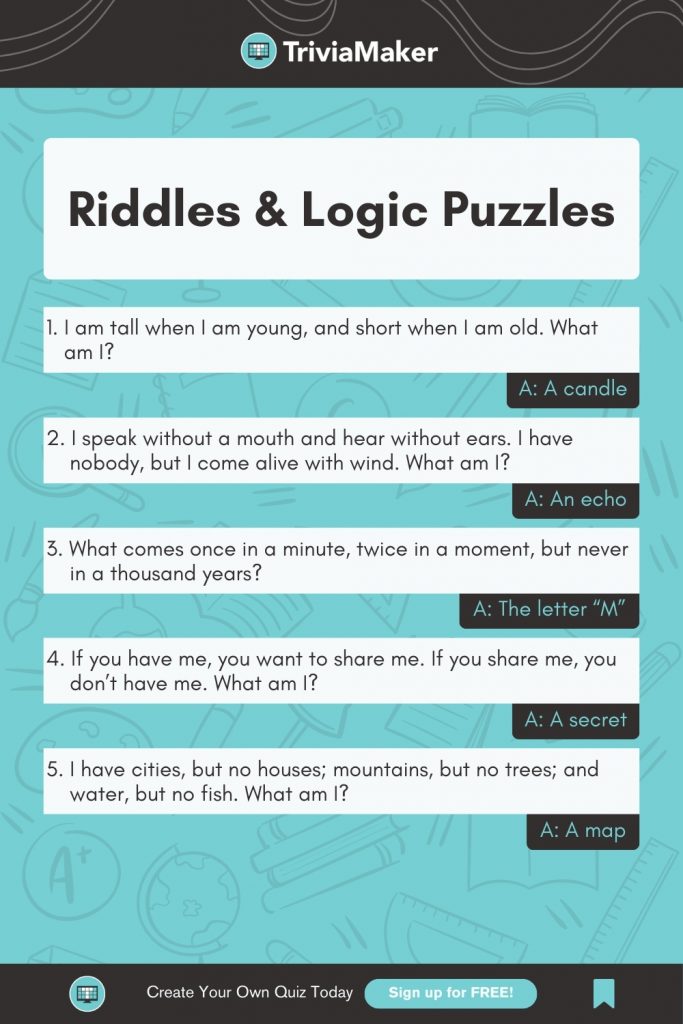 Are You Smarter Than a 5th Grader Trivia Questions_ Riddles & Logic Puzzles