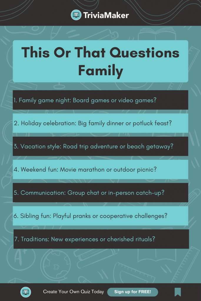 This Or That Questions Family