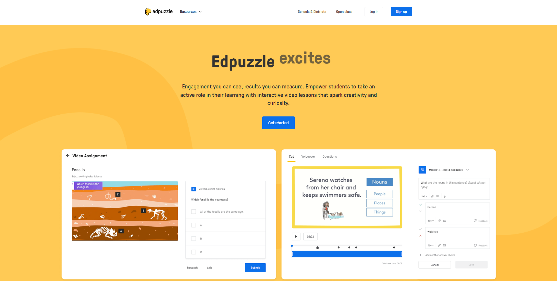 Edpuzzle homepage