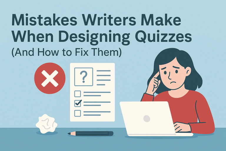Mistakes Writers Make When Designing Quizzes (And How to Fix Them)