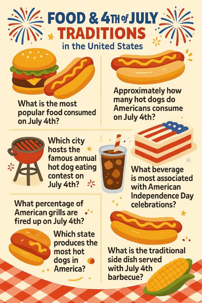 Food and 4th of July Traditions (8 Questions)
