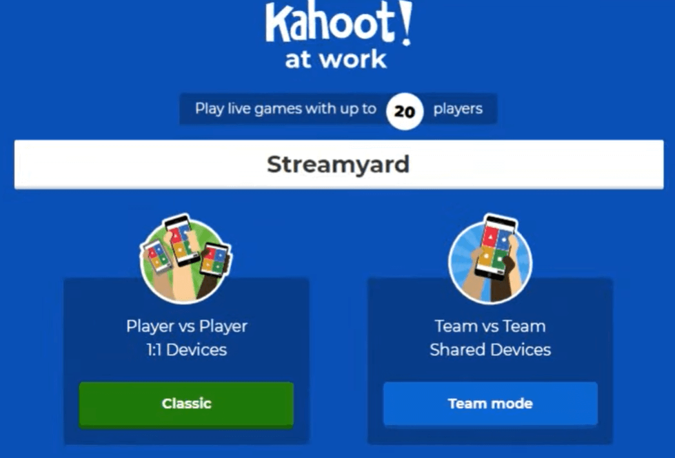 kahoot live play