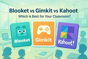Featured image for article Blooket vs Gimkit vs Kahoot