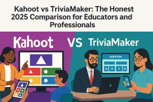 Featured image for kahoot vs TriviaMaker Comparison