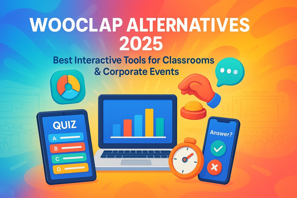 Wooclap Alternatives: Best Tools for Classrooms & Corporate Events