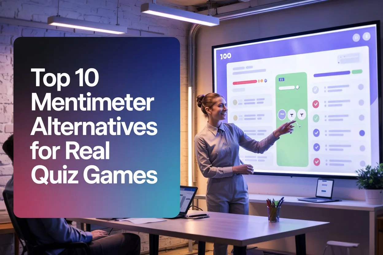 Best Free Mentimeter Alternatives For Quizzes 2026 