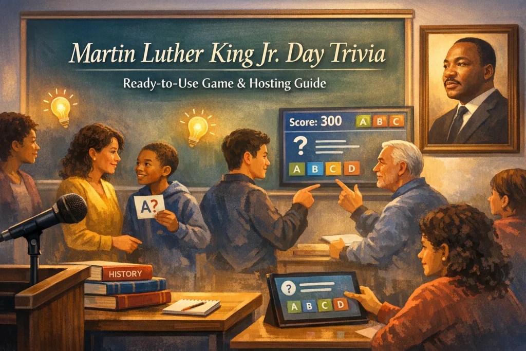 Martin Luther King Jr. Day classroom trivia