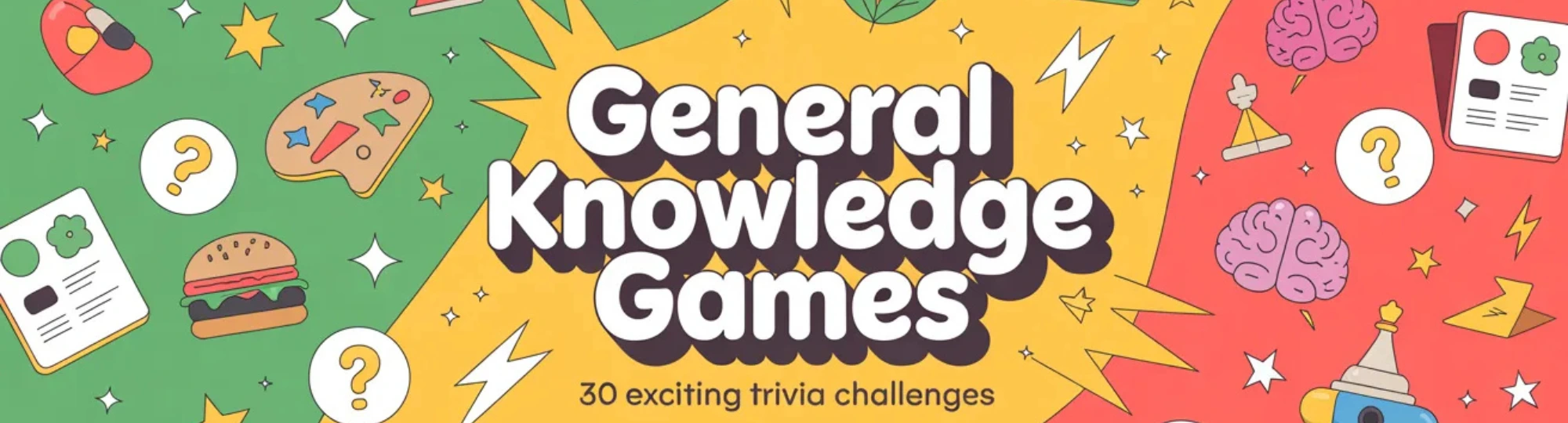 General Knowledge Trivia Games Channel  -  30+ games, 900+ questions