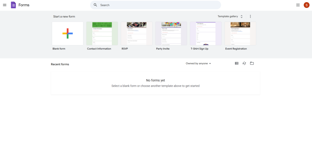 Google Forms free quiz builder